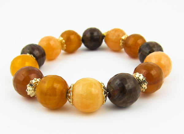 Chocolate, Butterscotch Bracelet