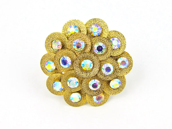 Gold Aurora Borealis Ring