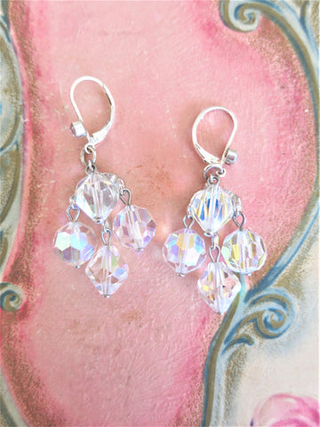 Cascading Crystal Earrings