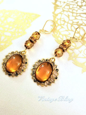 Butterscotch Earrings