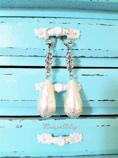 Pearl Teardrop Earrings