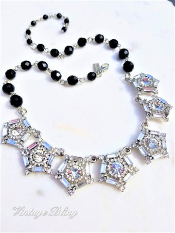 Rhinestone Statement Necklace