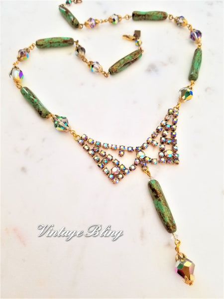 Magnificent Aurora Borealis Necklace