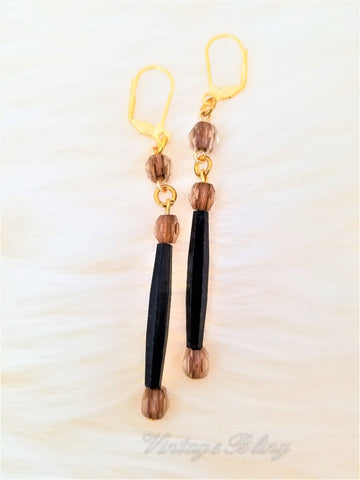 Tiger Long Earrings