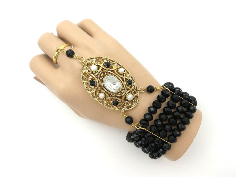 Great Gatsby Inspired Hand Jewelry Bracelet