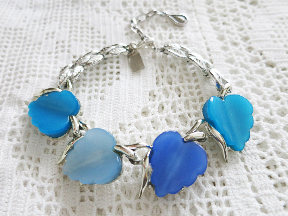 Blue For You Heart Bracelet