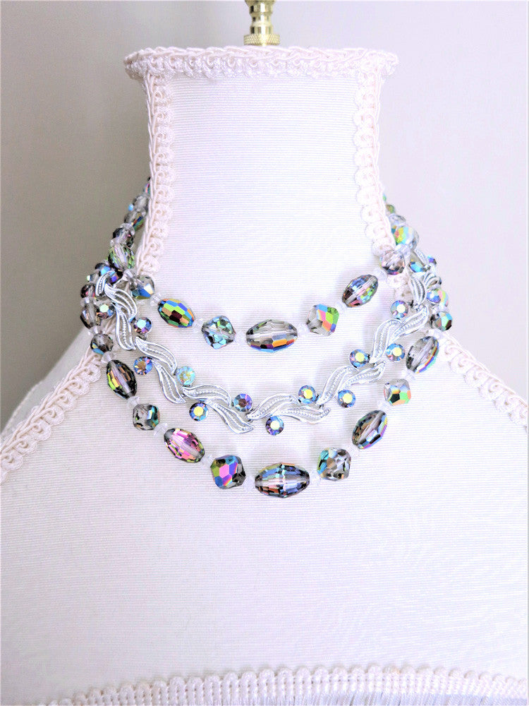 Aurora Borealis Crystal Necklace