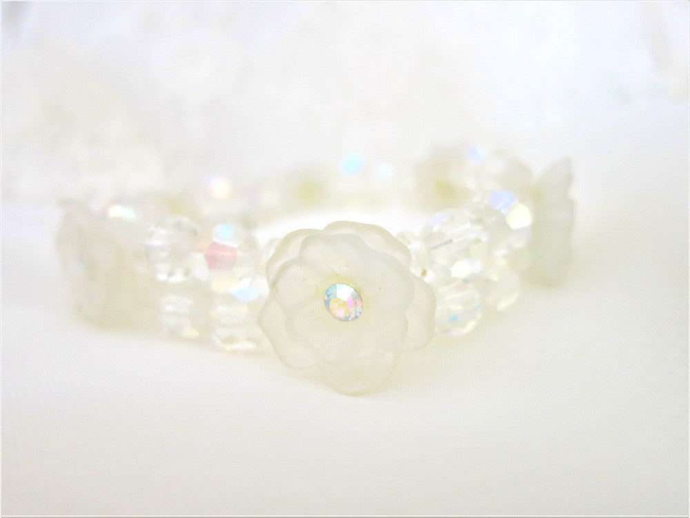 Lovely Double Strand Swarovski Crystal Bracelet