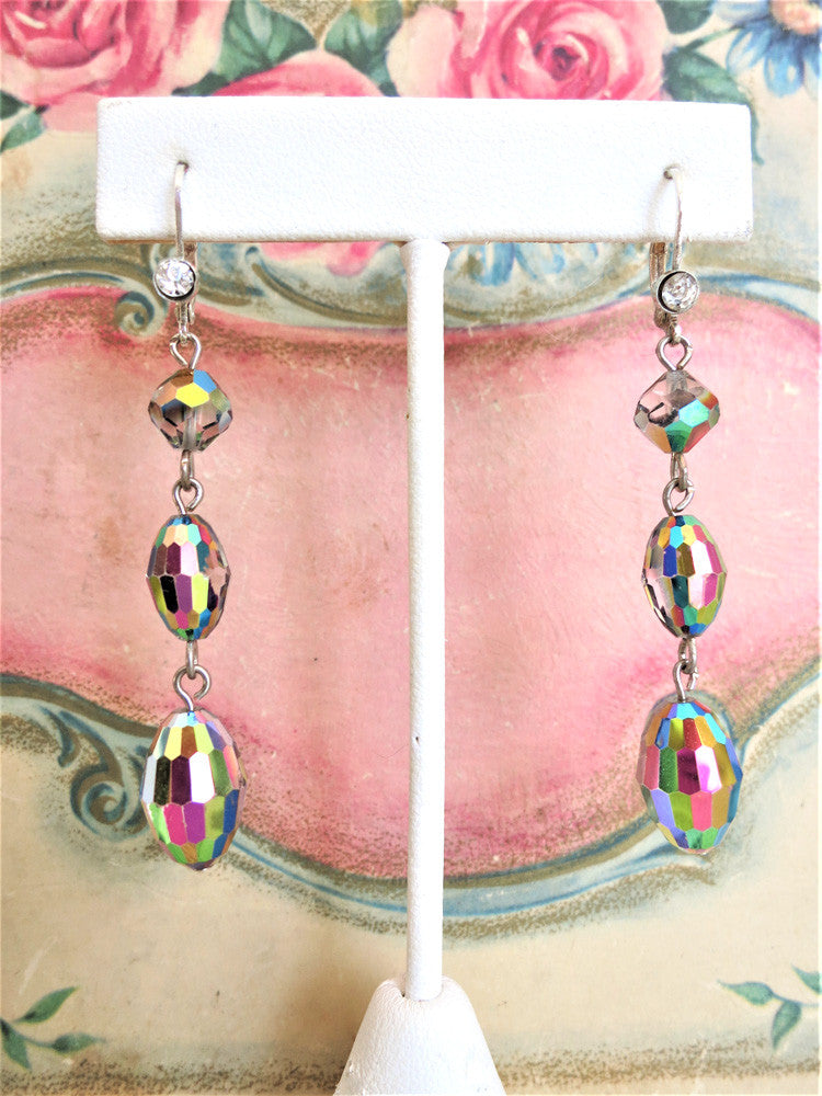 Aurora Borealis Crystal Earrings